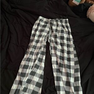 Just Love Black and White Striped Pajama Pants